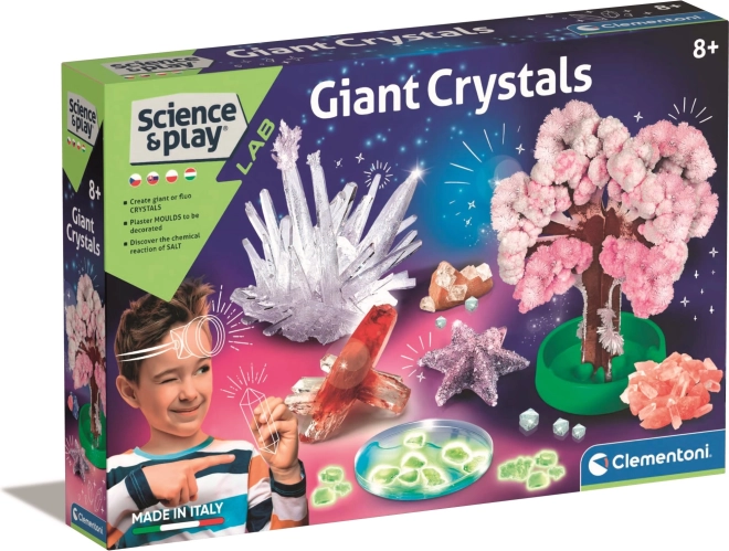 CLEMENTONI Znanost&Play Laboratorij: Mega sijoči kristali