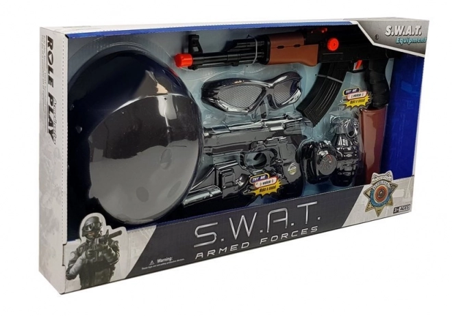 Otroški S.W.A.T. Igrača Set z Pištolami in Čelado