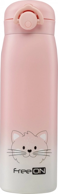 Termovka FreeON rožnata 480 ml