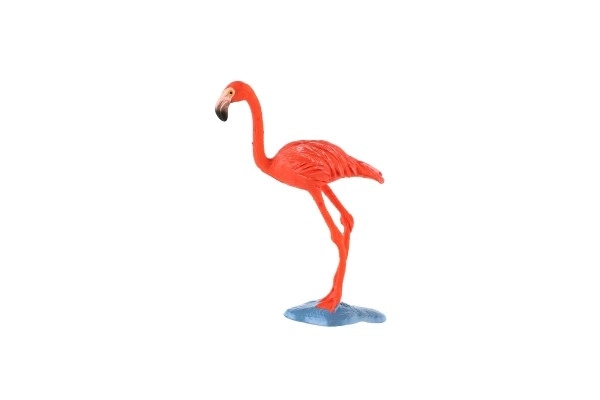 Plastična figura karibskega plamenca 9 cm