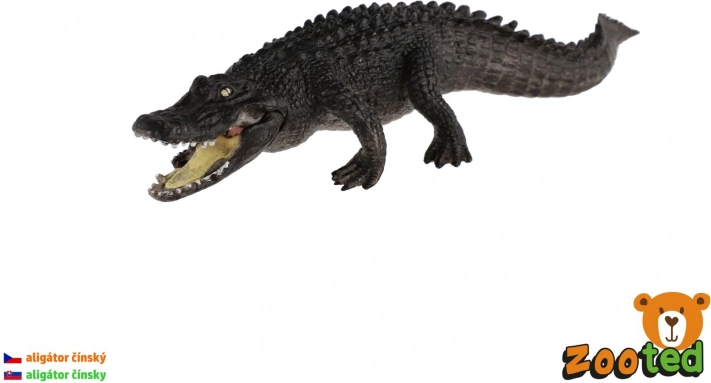 Plastična figurica kitajskega aligatorja 19 cm
