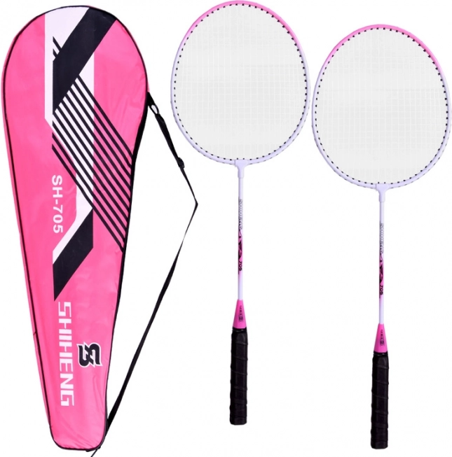 Komplet lahkih badminton loparjev s torbo