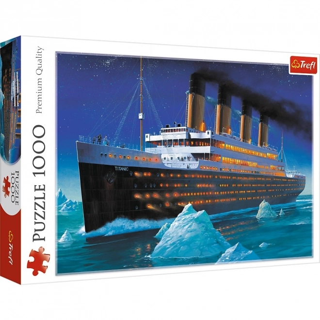 Sestavljanka Titanic 1000 kosov v škatli 40x27x6cm