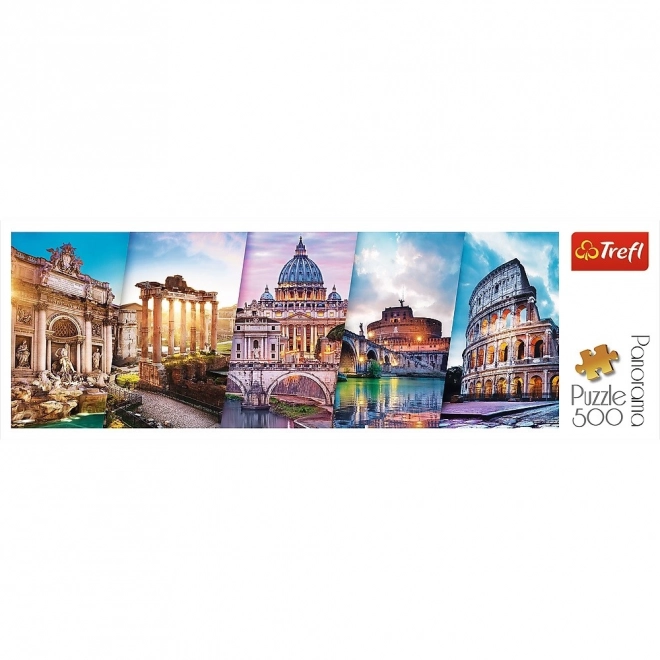 Panoramska sestavljanka 500 koščkov - Potovanje v Italijo