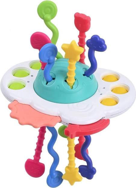 Playgo senzorična raztegljiva igrača z mehurčki 16 cm