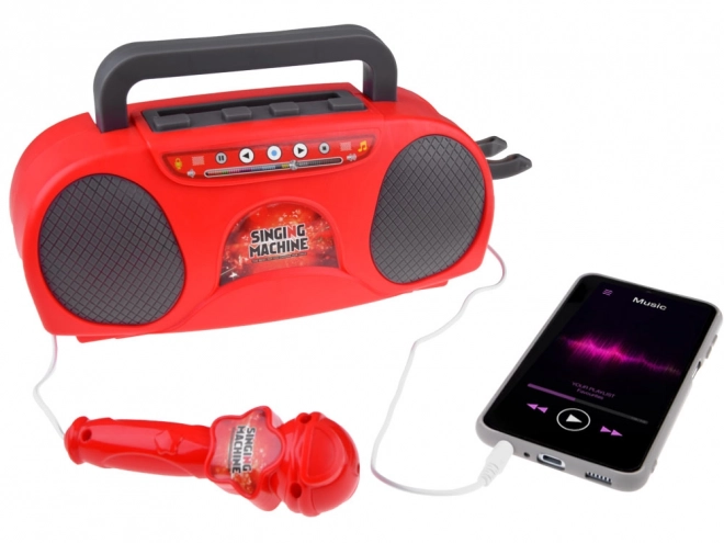 Otroški radio z brezžičnim zvočnikom in mikrofonom