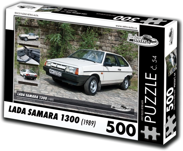 retro-avtomobilske puzzle lada samara 1300 (1989) 500 koščkov