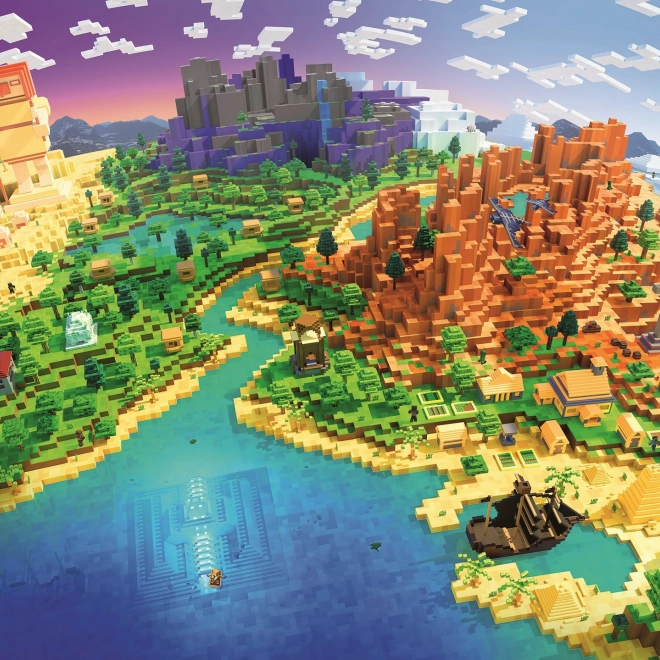 Minecraft Puzzle 500 kosov od Ravensburger