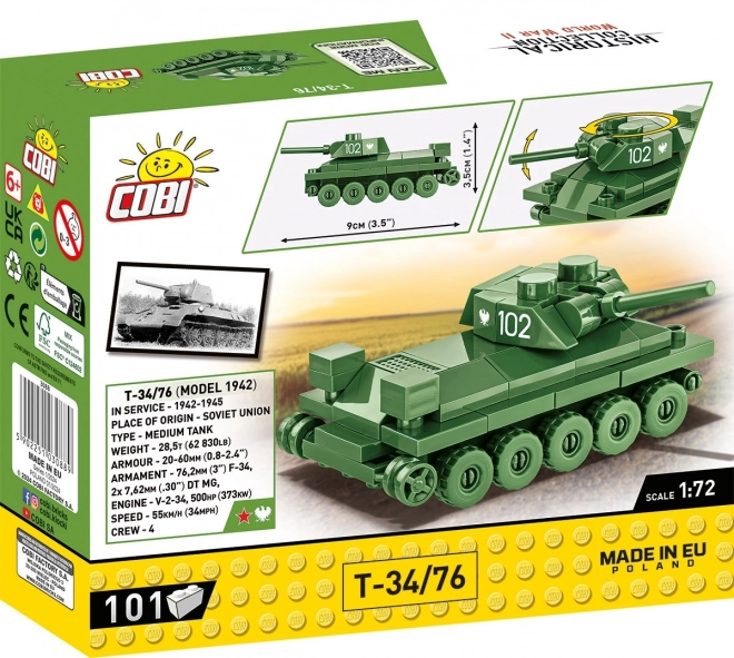 Stavebnica tank T-34/76