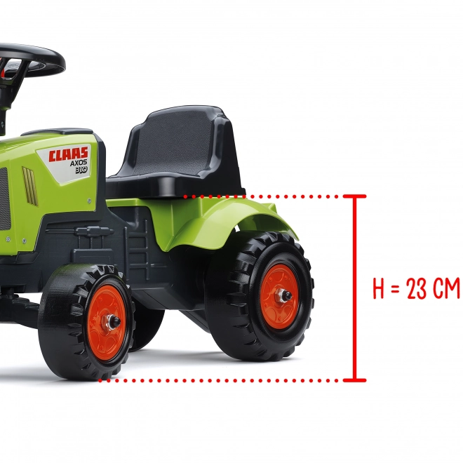 Poganjalec - traktor Claas z volanom in prikolico