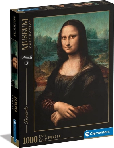 Sestavljanka 1000 kosov CLEMENTONI Leonardo – Mona Lisa (Museum Collection)