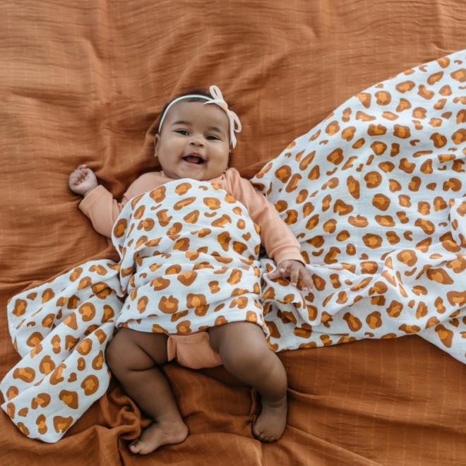 Stilski motiv beli leopard
