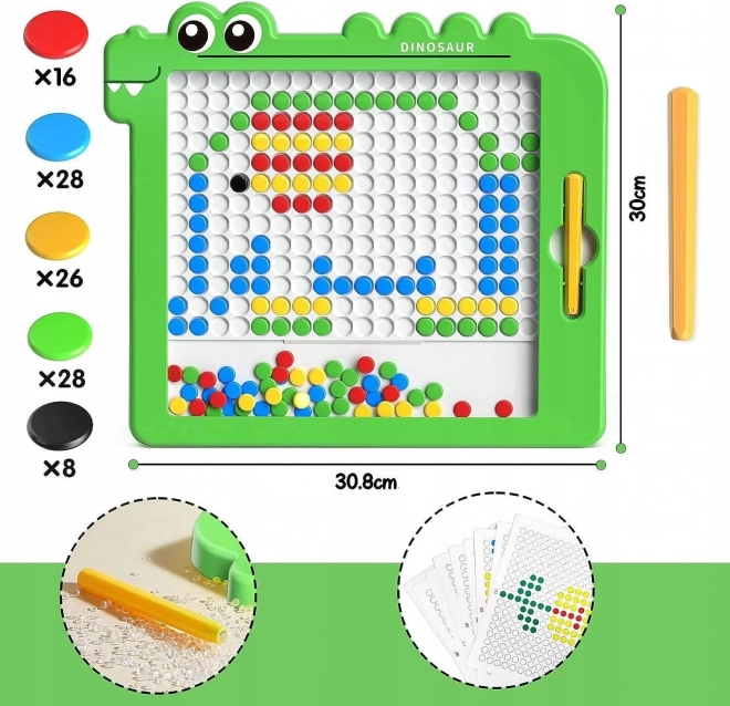 Magnetična tabla za otroke MagPad Dinozaver od WOOPIE