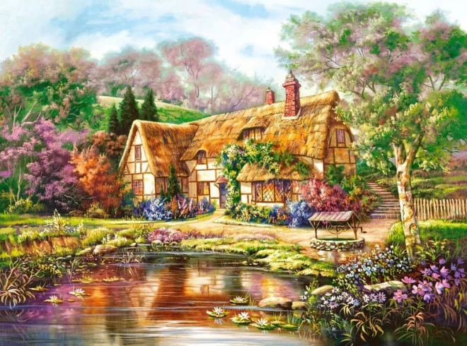 Sestavljanka 3000 kosov Mrak pri Woodgreen Pond