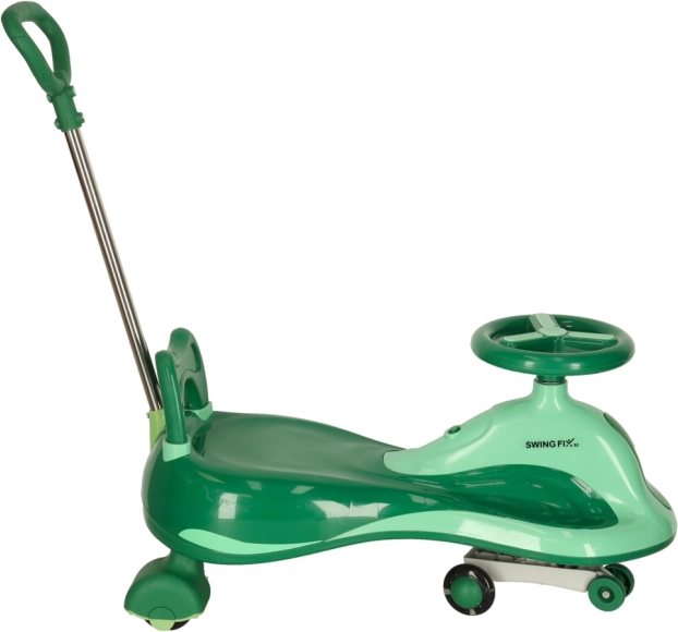 Zelena vozička igrača Swing Fix za otroke