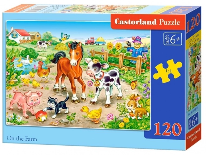 Sestavljanka 120 delov Na kmetiji