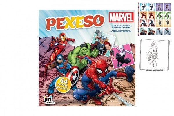 Pexeso s Marvel junaki v zvezku