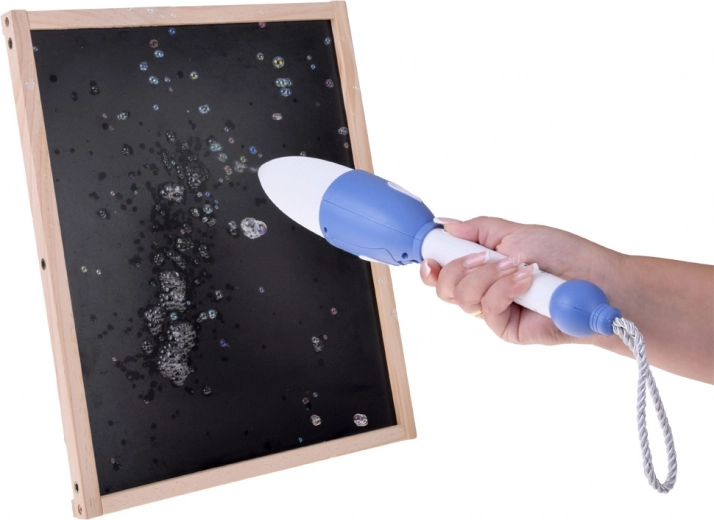 Električno pisanje z mehurčki brez pihanja