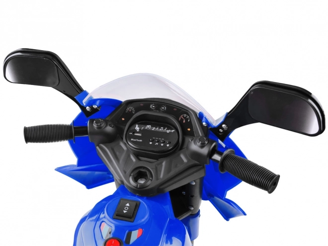 Otroški športni motocikel z barvno LED osvetlitvijo – Modra