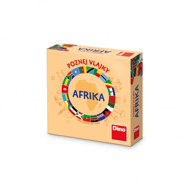 Dino potovalna igra Spoznaj zastave Afrike