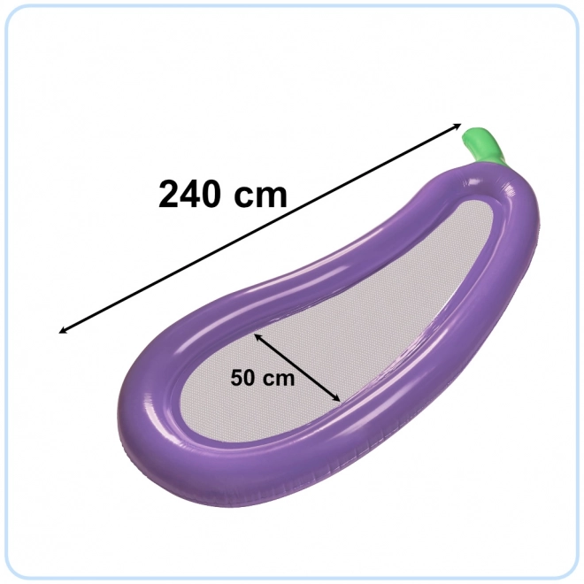 Napihljiva blazina jajčevec z mrežico 240 cm