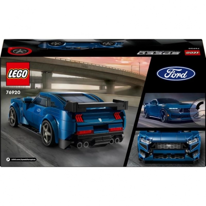 LEGO Speed Champions 76920 Športni avto Ford Mustang Dark Horse