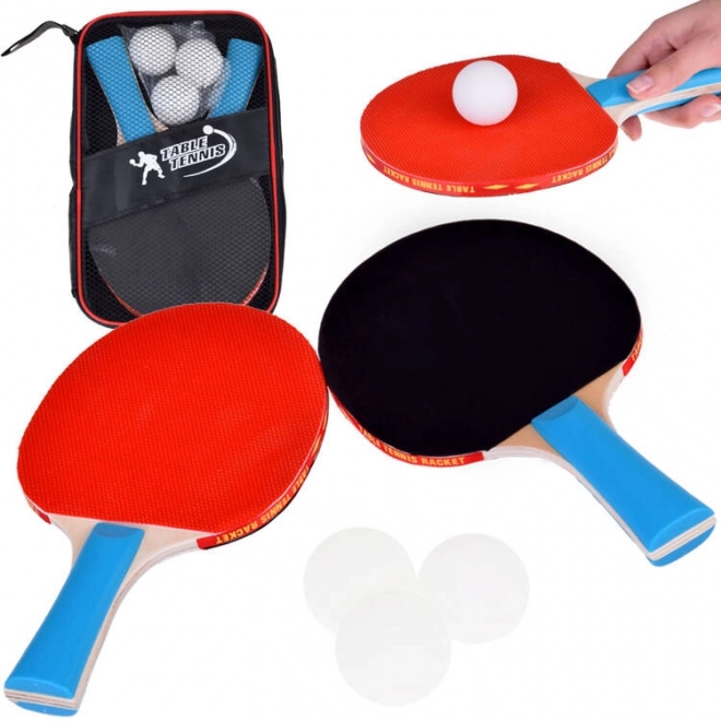 Lesene loparčke za namizni tenis s kroglicami