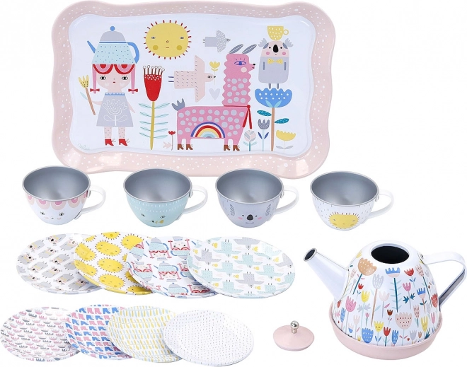 Vzdržljiv 14-delni kovinski set