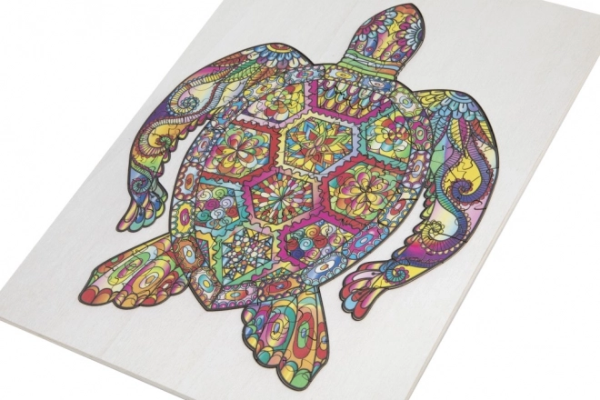 MOXY Obrysov puzzle želva 130 delov