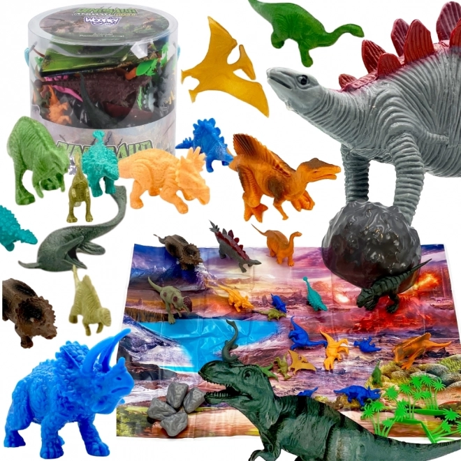 Komplet Dinozavrov Figurice 34 kosi WOOPIE