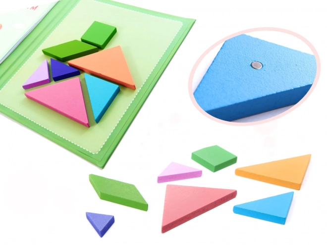 Magnetne sestavljanke 3D bloki tangramov
