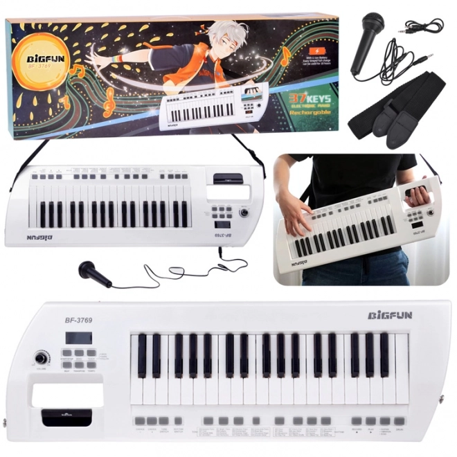 Električno klavir + mikrofon Igrača Instrument za otroke IN0173