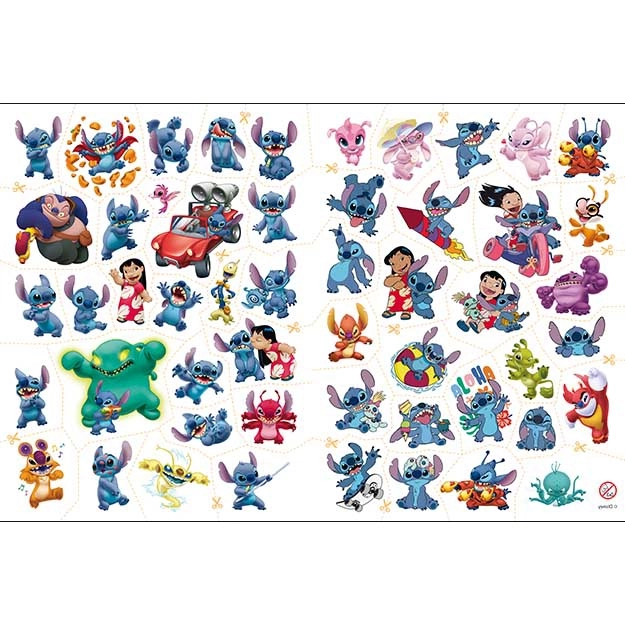 Barvanka s tetovažami Lilo & Stitch