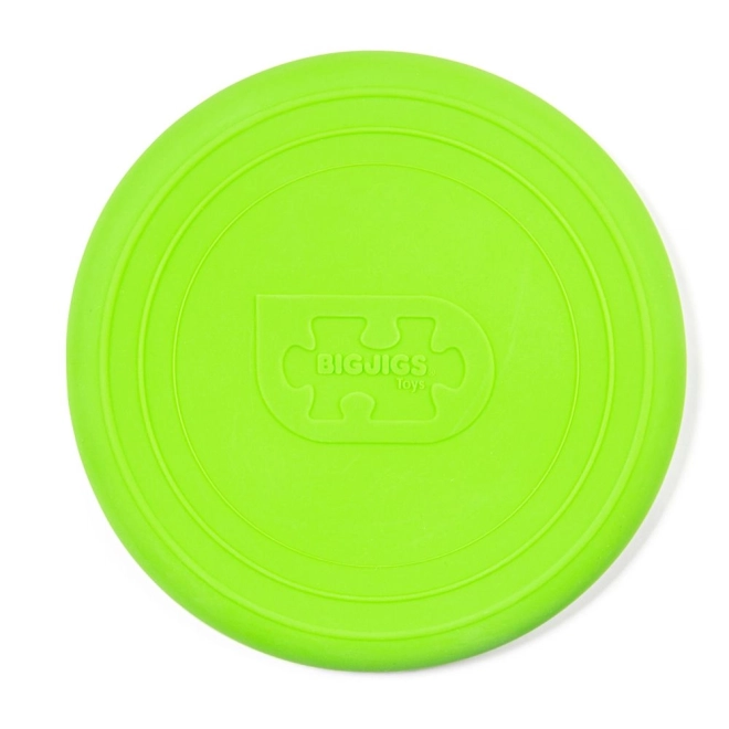 Frizbi Bigjigs Toys zelene za zunanjo zabavo