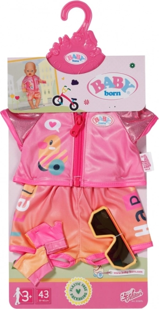 BABY born kolesarski komplet za punčko 43 cm