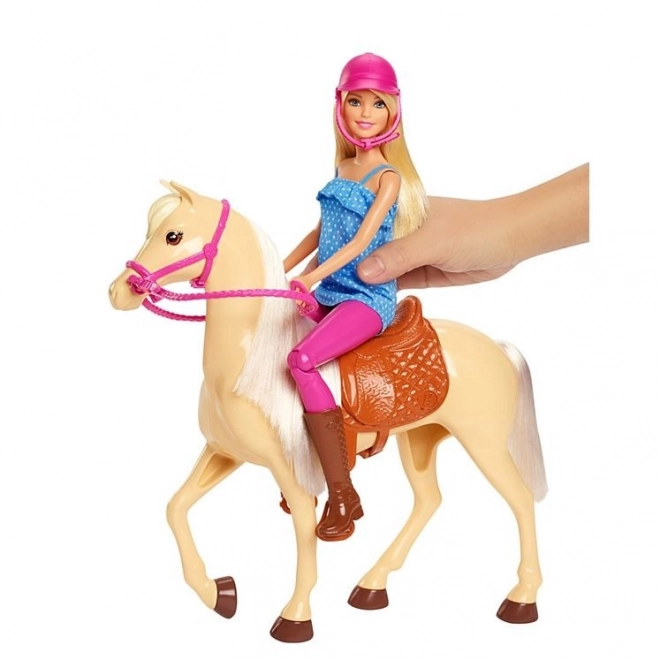 Barbie jahalni set s konjem