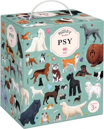 Sestavljanka 40 kosov Puzzlove – psi