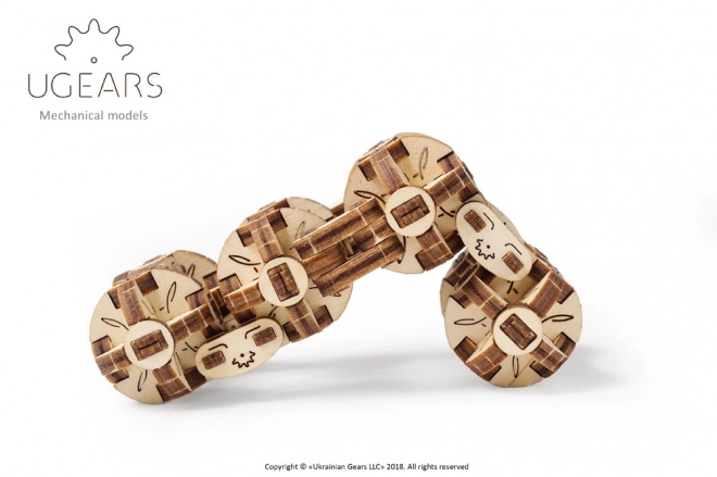 Ugears 3D sestavljanka - Fleksi kocka 144 kosov