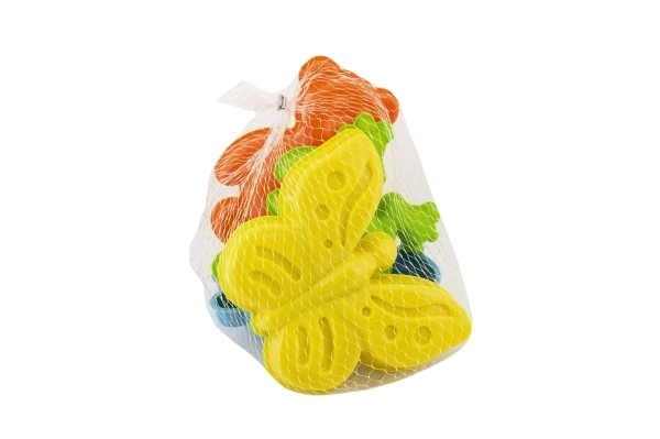 Oblike za bábovičky na pesek plastika živali 4 kosi v mreži 12x10x8cm 12m+