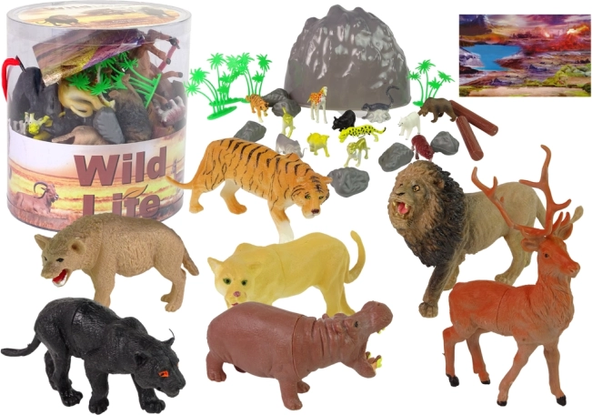 Set figur divjih živali safari + dodatki