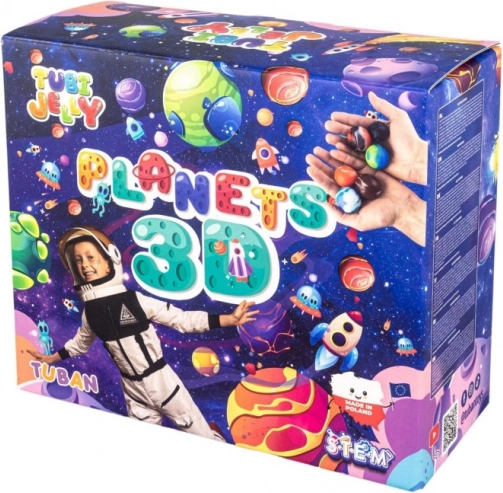 3D Ustvarjalni komplet Tubi Jelly Planeti