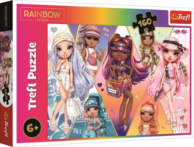 TREFL Puzzle Rainbow High: Srečne prijateljice 160 kosov