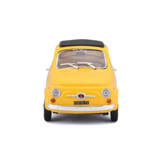 Model avtomobila Bburago Fiat 500 F 1965 rumen 1:24
