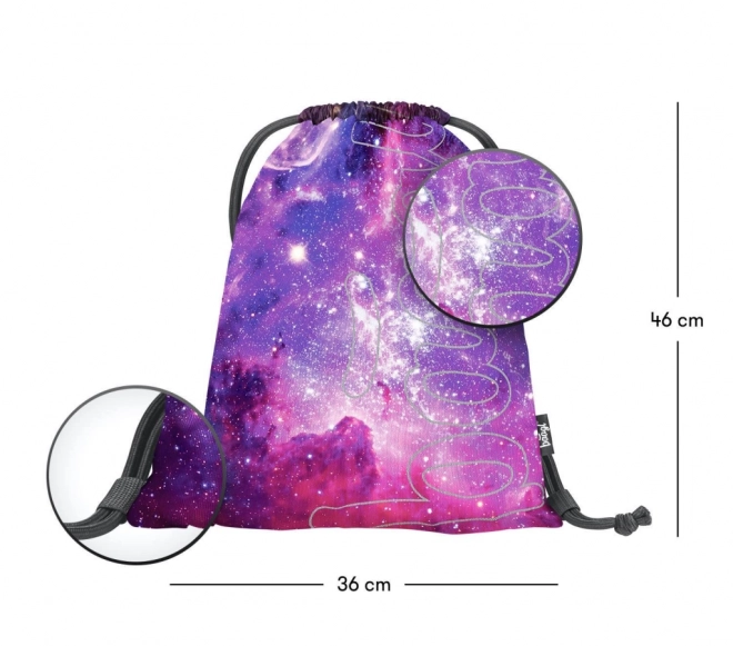 Vrečka BAAGL Skate Galaxy