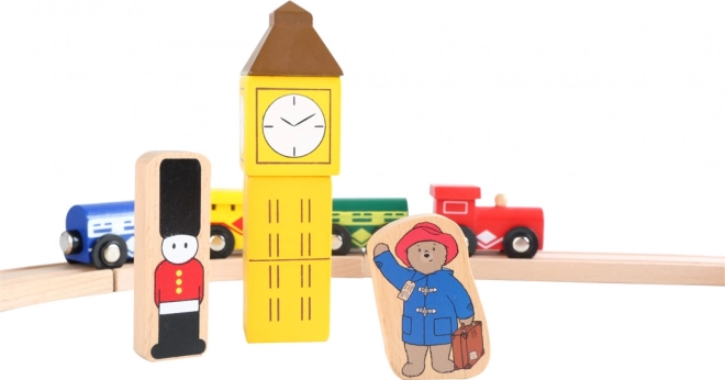 Mali nožni Leseni vlakec Paddington 43 delov