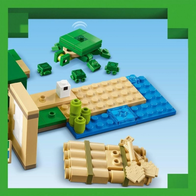 Domek Minecraft Želva na plaži