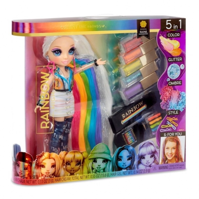 RAINBOW Lutka s frizerskim studiem