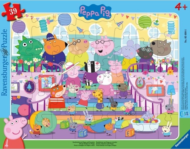 Ravensburger sestavljanka Pujsa Pepa 39 kosov