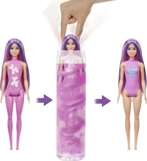 Barbie Color Reveal punčka – balonske živalice (asortiment)