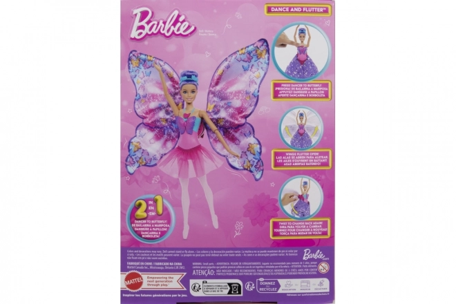 Barbie Plesalka z metuljevimi krili HXJ10